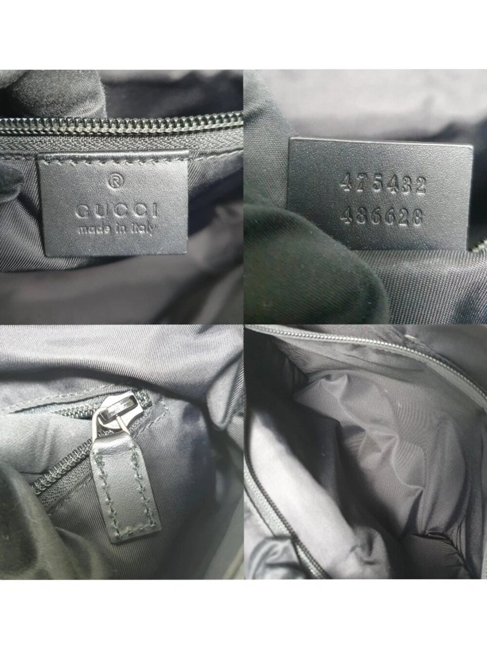 Authentic Gucci GG Supreme Web Messenger Bag Beige Ebony Canvas Crossbody - Picture 11 of 11